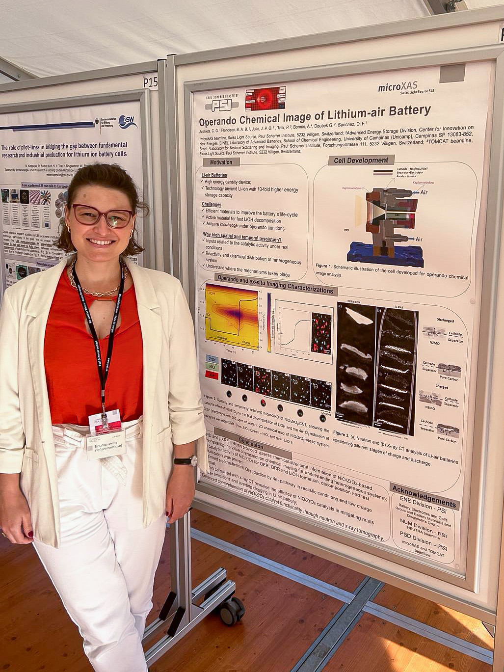 Chayene Gonçalves Anchieta developed a catalyst to extend the service life of lithium-air batteries. 