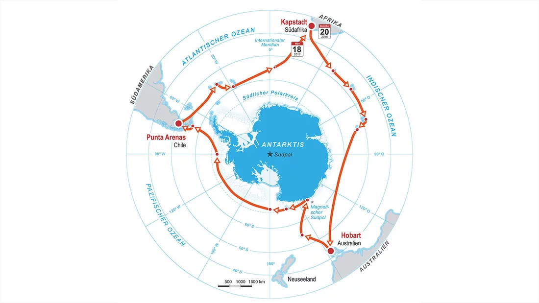 2016: Antarktischen Umrundungsexpedition
