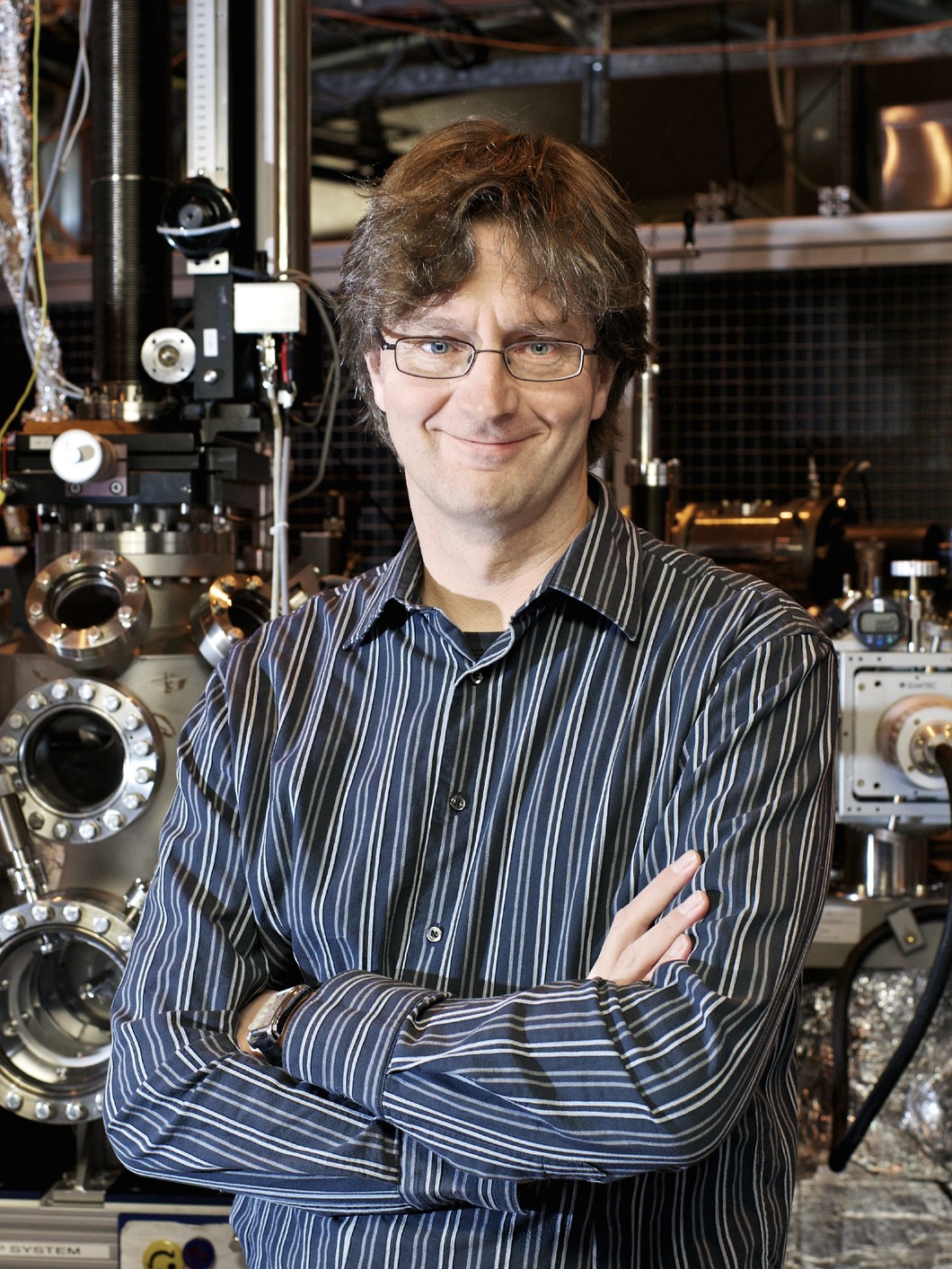 Frithjof Nolting dirige le Laboratoire de la matière condensée au PSI. Sa spécialité est le nanomagnétisme. (Photo: Institut Paul Scherrer/Markus Fischer)