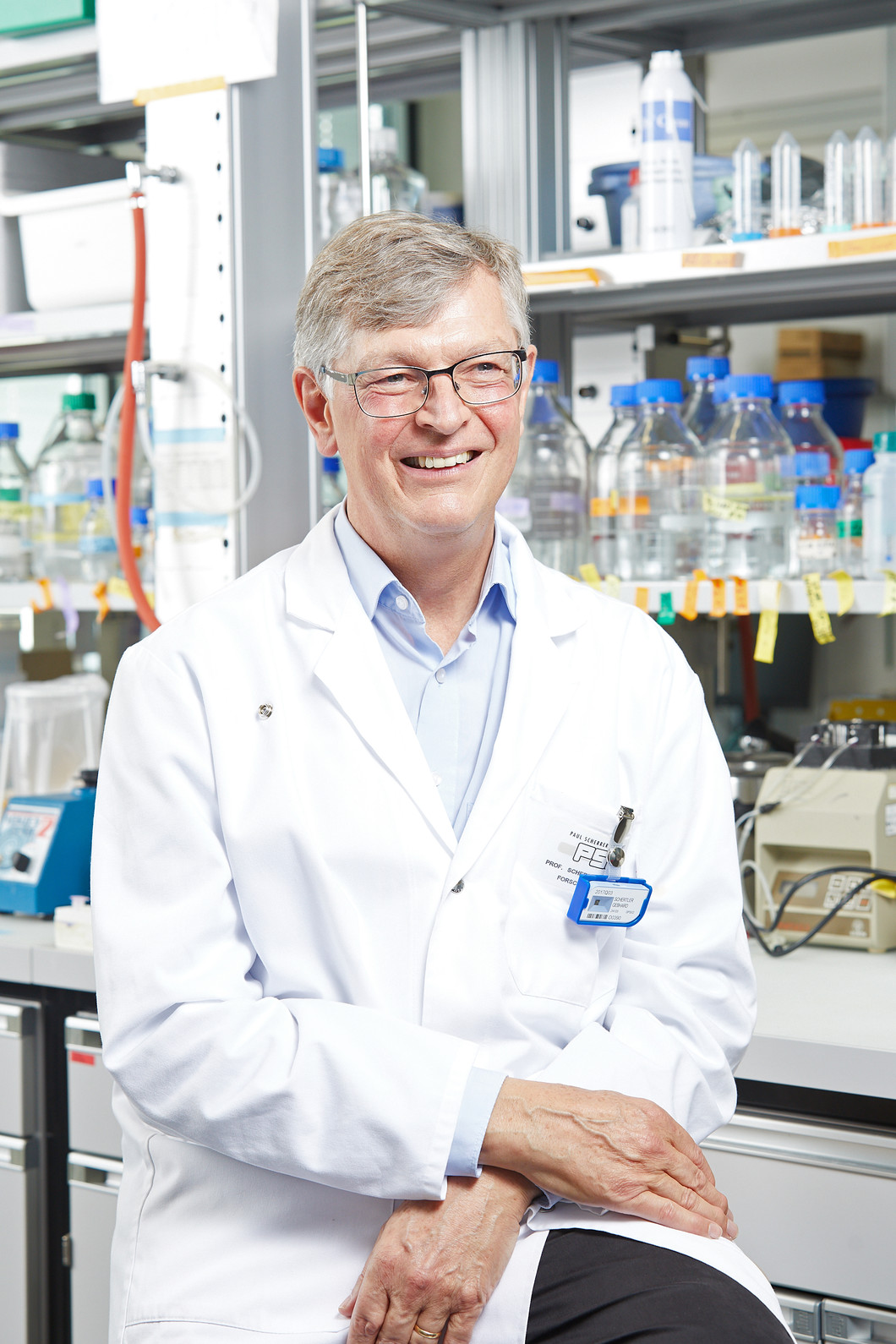 Prof. Dr. Gebhard Schertler, Leiter des Forschungsbereichs Biologie und Chemie am Paul Scherrer Institut. (Foto: Scanderbeg Sauer Photography)