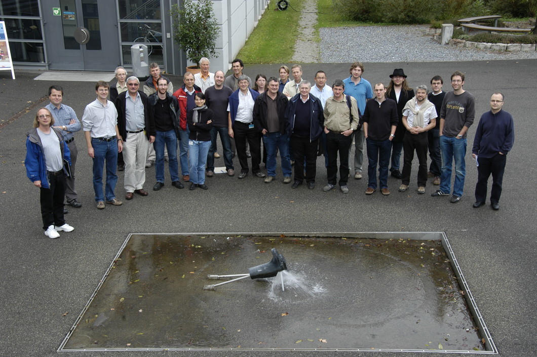 Picture taken at our collaboration meeting at PSI, 9. October 2009