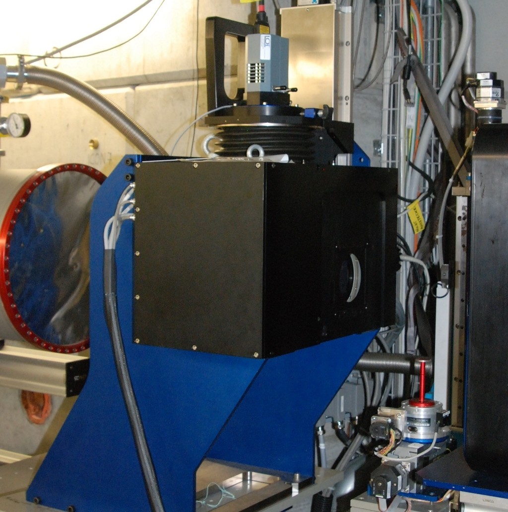 Interferometer grating box installed on the midi setup at experiment position 2.