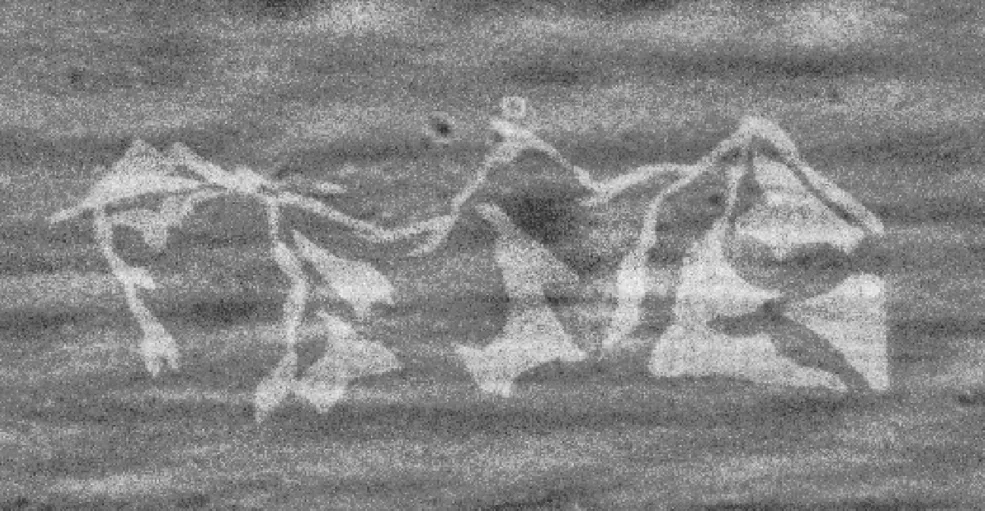 Mountains sample with interpolations
