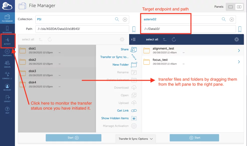 Globus Online, Step 7