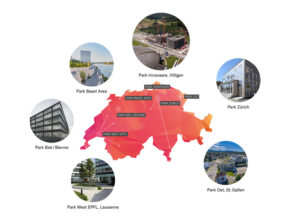 Le réseau de Switzerland Innovation couvre tout le pays