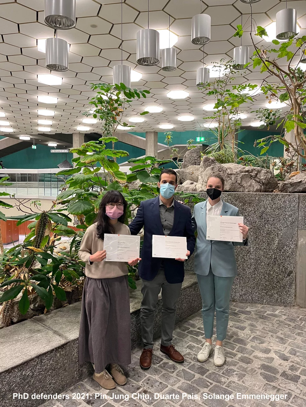 PhD defenders 2021