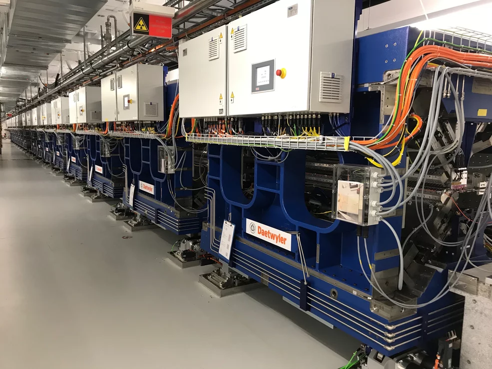 Athos soft x-ray line with 16 UE38 APPLE X Undulators
