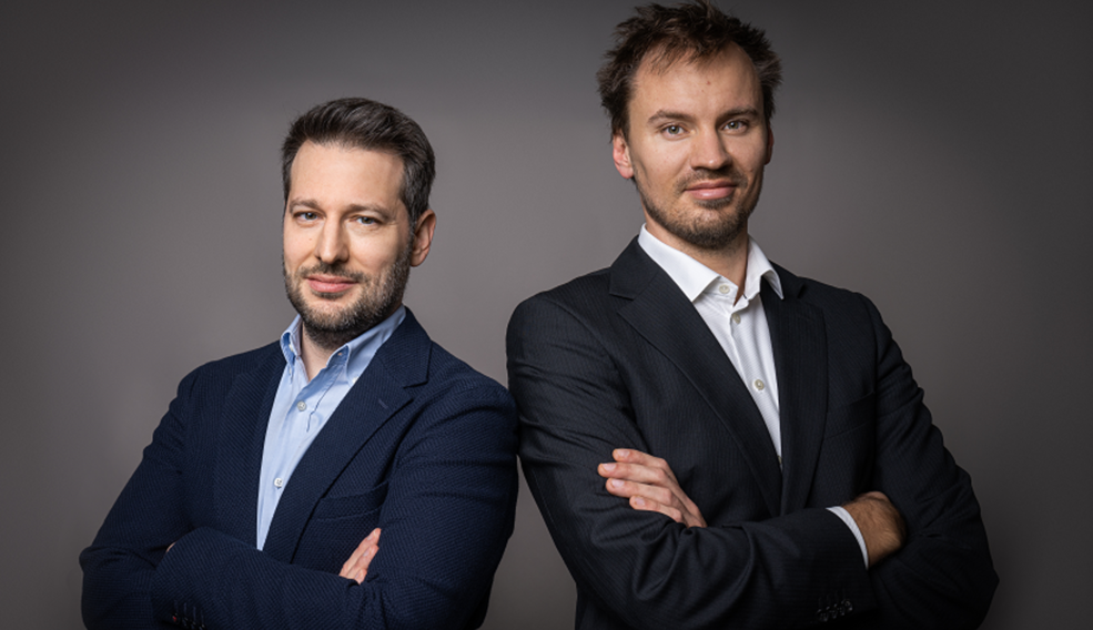 Die beiden diesjährigen Fellows (v.l.n.r.): Sebastian Gliga und Lars Gerchow. 