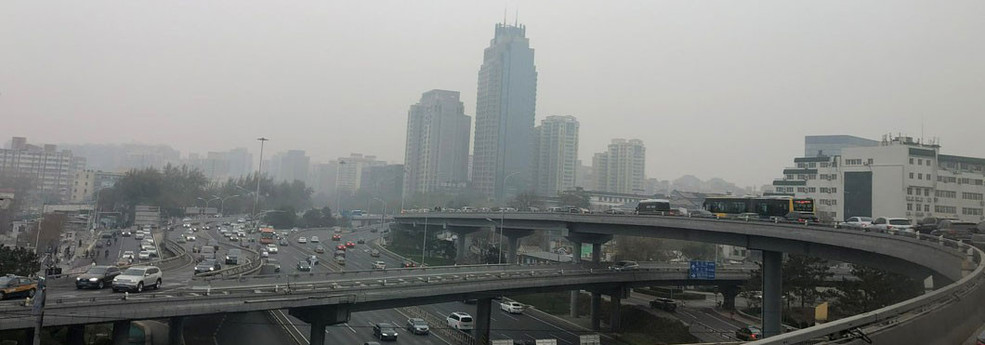 Haze in Beijing. Photo credit: Lubna Dada