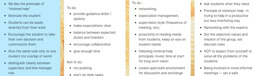 workshops for supervisors