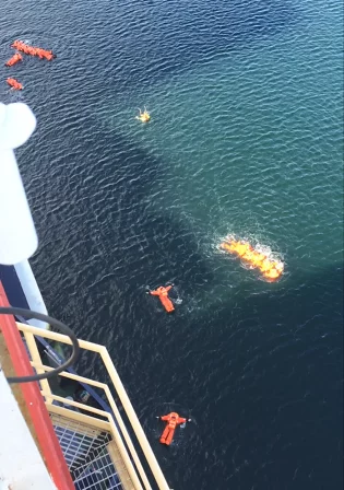 Learning how to swim with survival suites