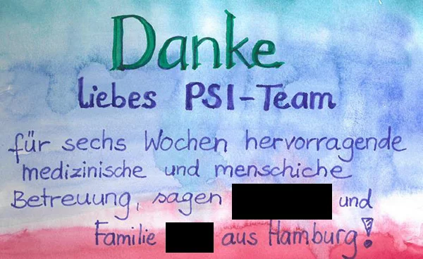 3 year old boy from Germany with a brain tumor