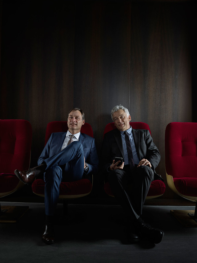 Les fondateurs du studio: Luc Patthey et Hans Braun (Photo: Scanderbeg Sauer Photography)
