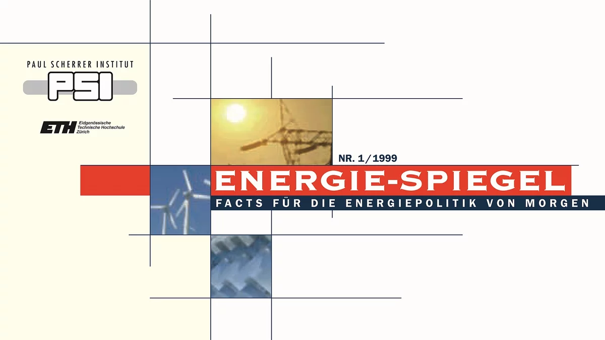La première édition de l'Energie-Spiegel, en 1999.