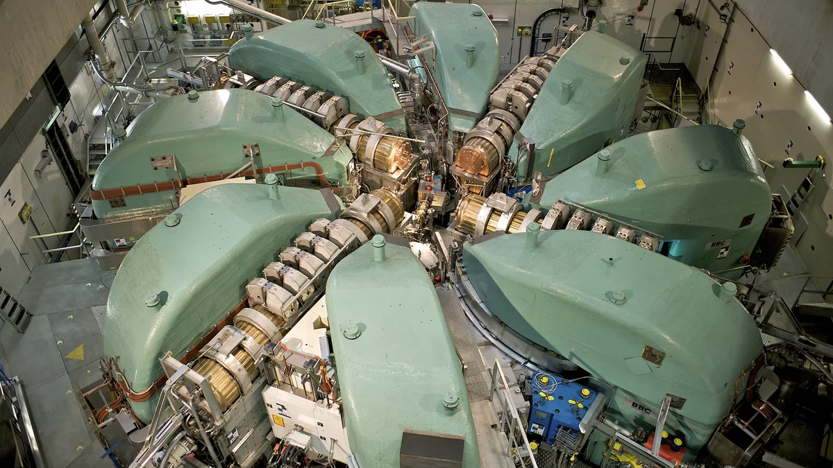 Le grand accélérateur de protons du PSI permet de la recherche de pointe dans divers domaines depuis 40 ans.