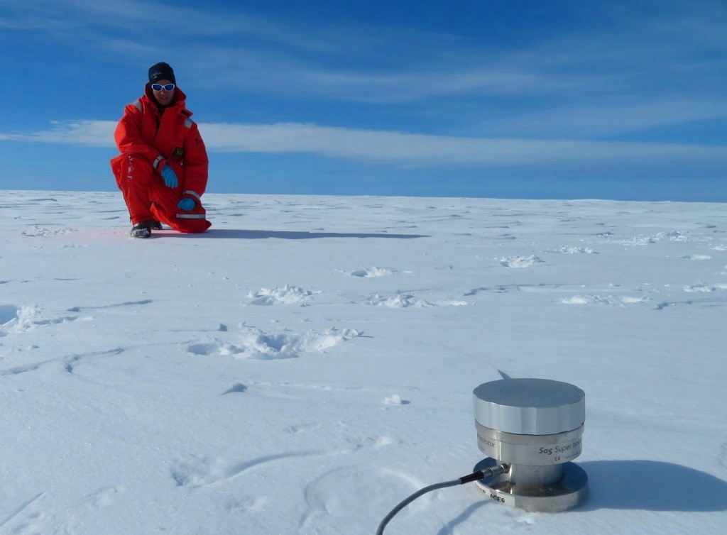 Sampling on mainland Antarctica