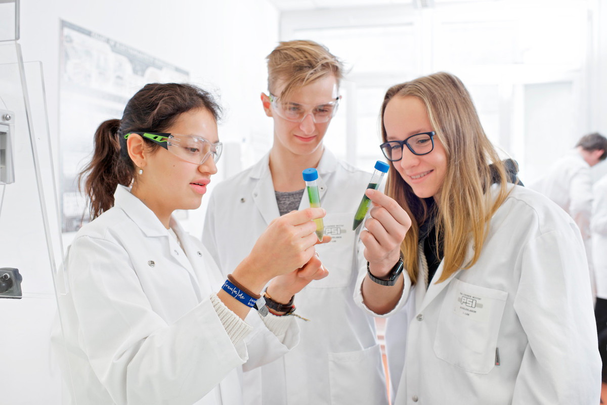 The school laboratory iLab gives young people an insight into the world of research. (Photo: Paul Scherrer Institute/Markus Fischer)