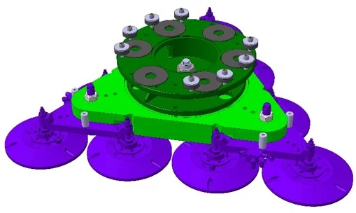 Drawing CAMEA air cushion assembly