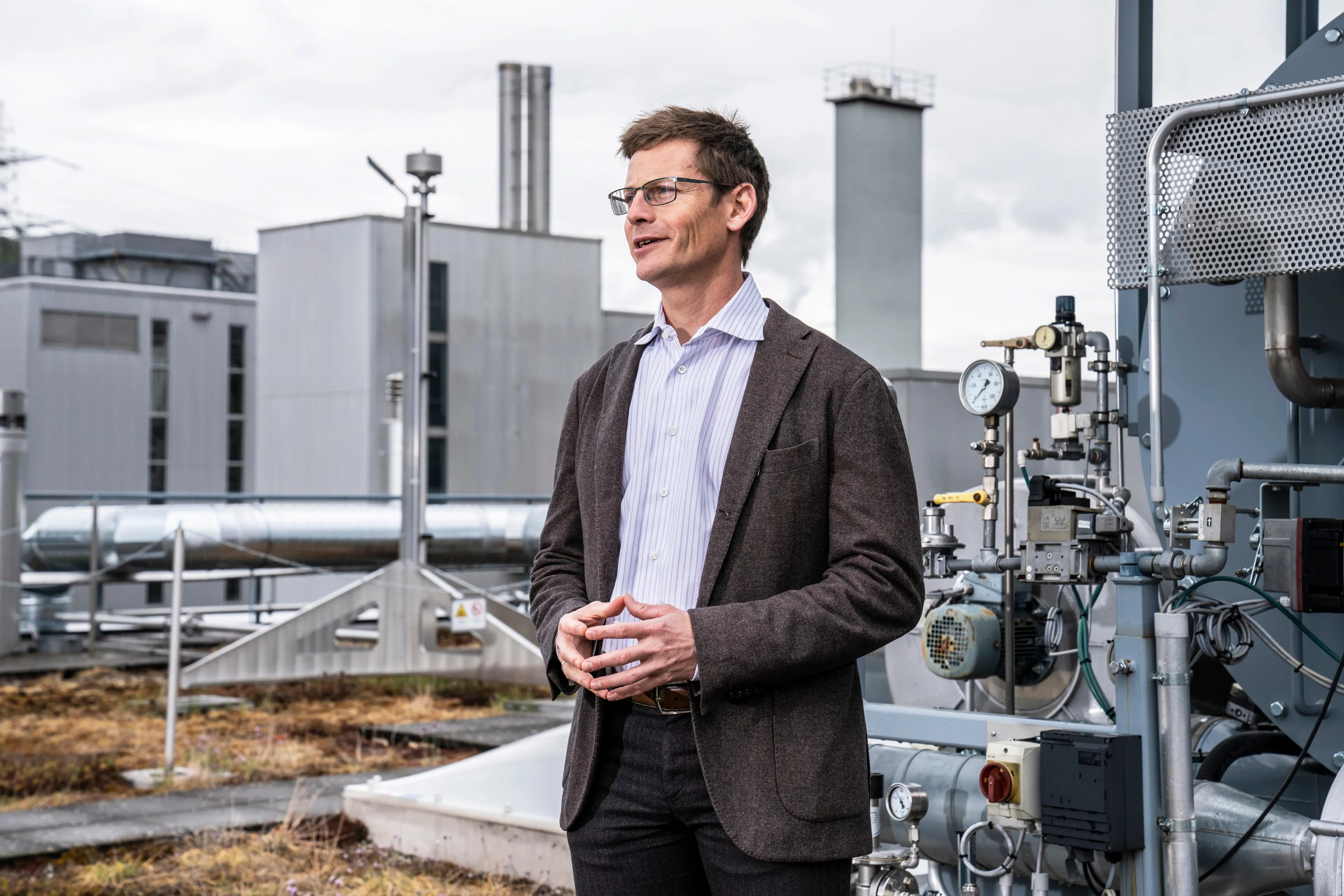 Tom Kober sur le site de recherche du PSI