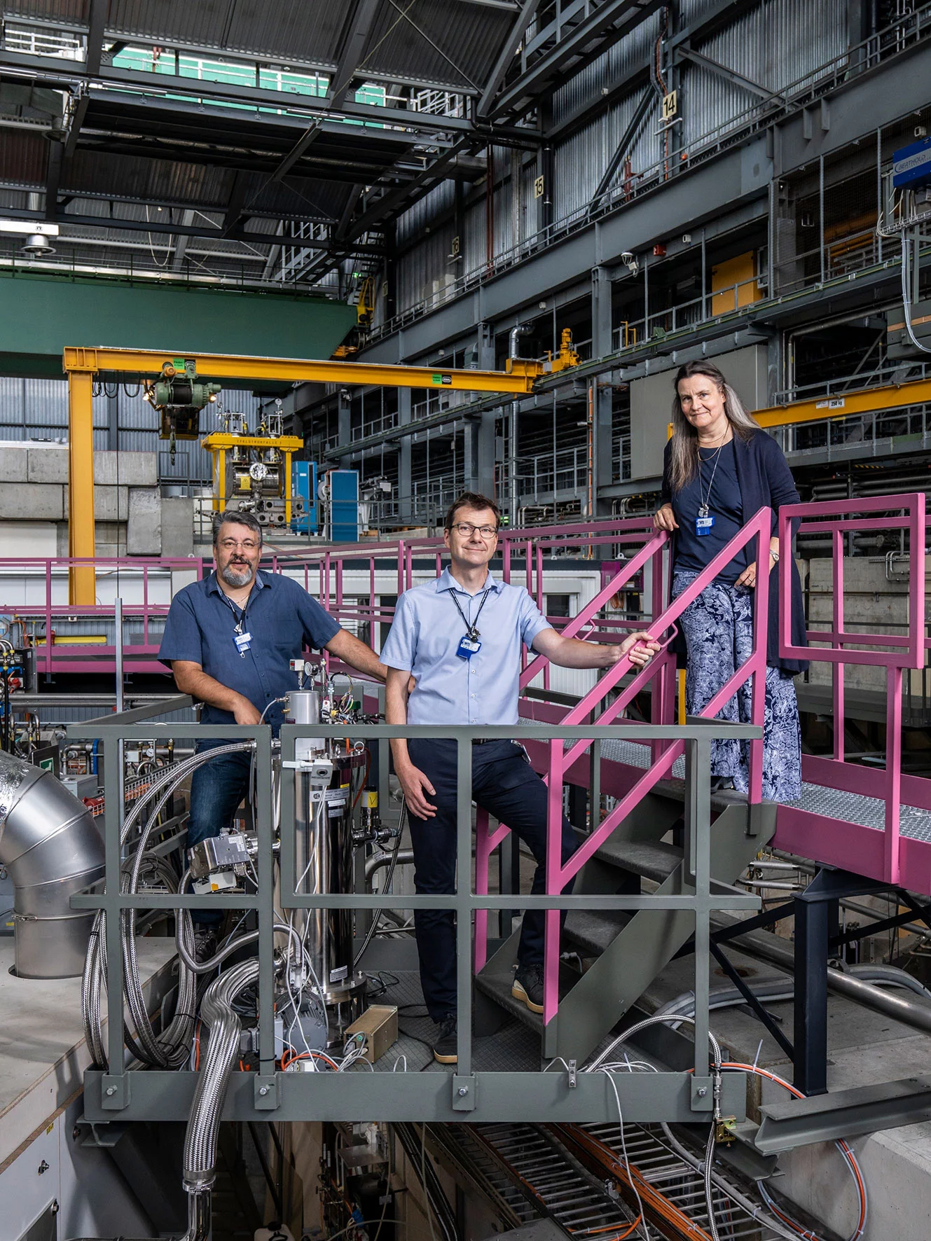 Stefan Ritt (left), Klaus Kirch (center) and Daniela Kiselev 