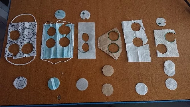 Material für einfache Schutzmasken