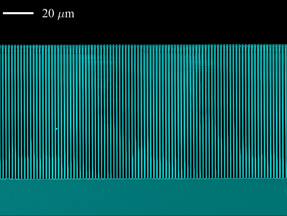 High-aspect-ratio grating.