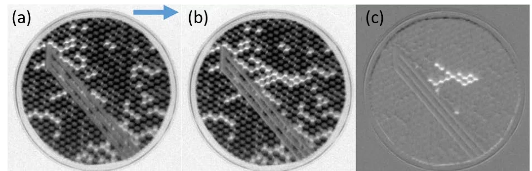XPEEM images showing the creation of avalanches