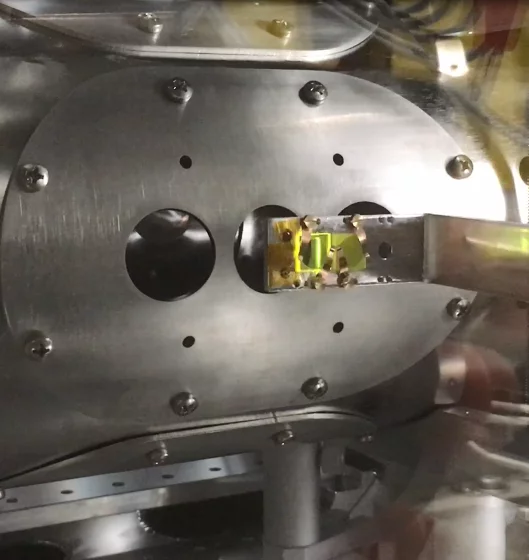 First X-ray pulses in the Maloja endstation