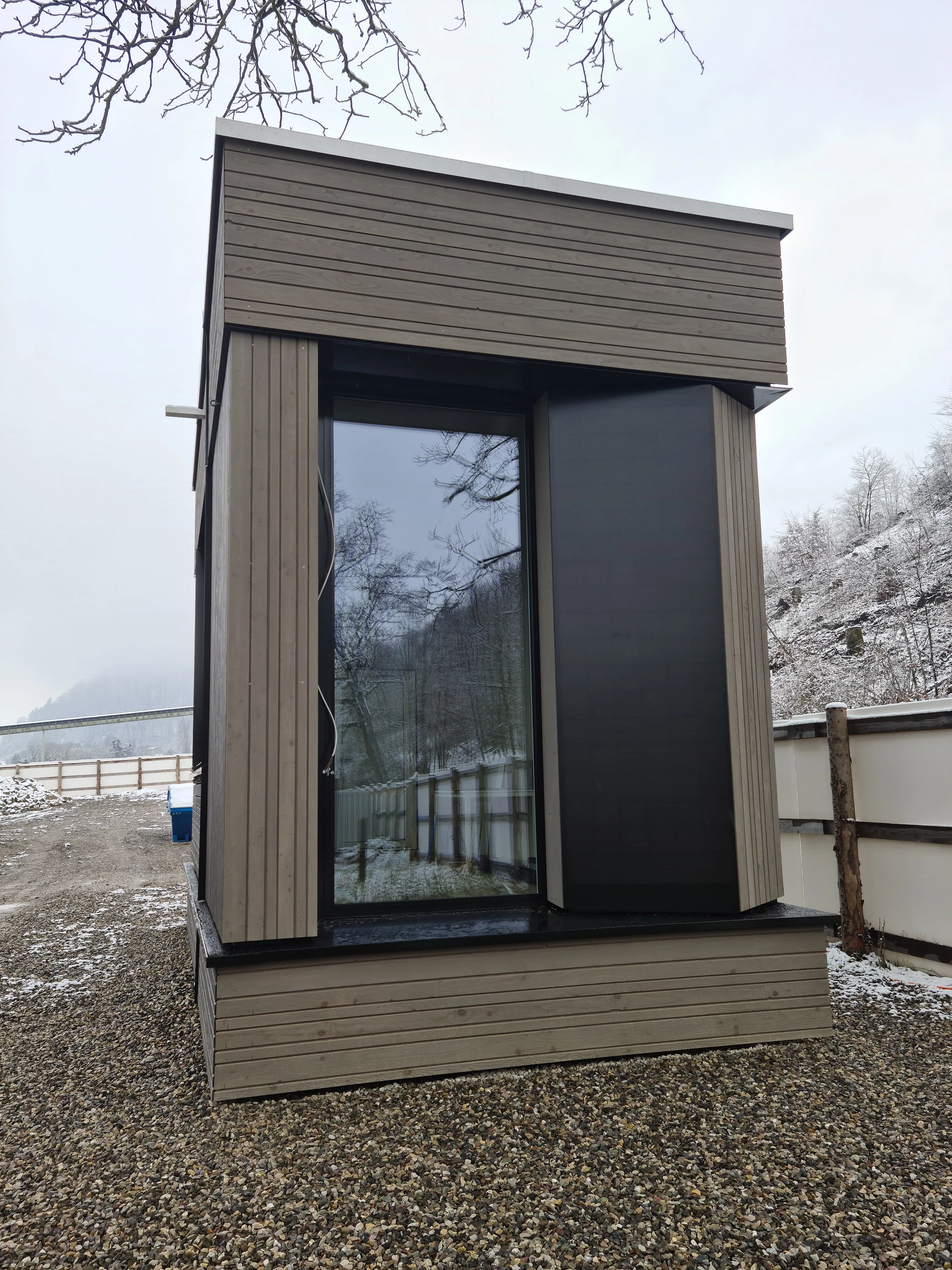 Mock-up on the Innovation Campus construction site