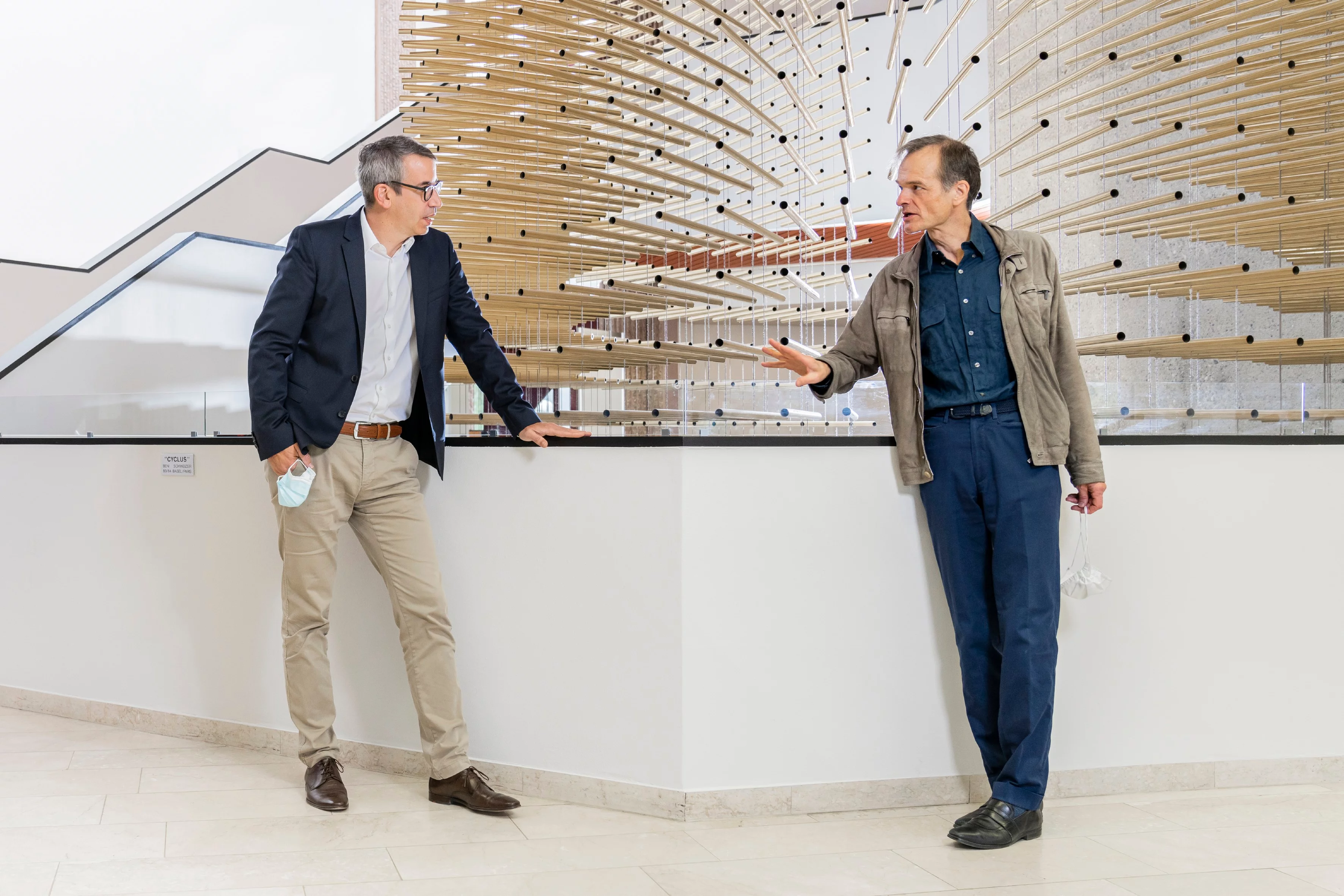 Christian Rüegg und Gabriel Aeppli