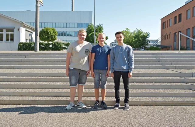 Yannick, Noah und Fadri IF_Lernende