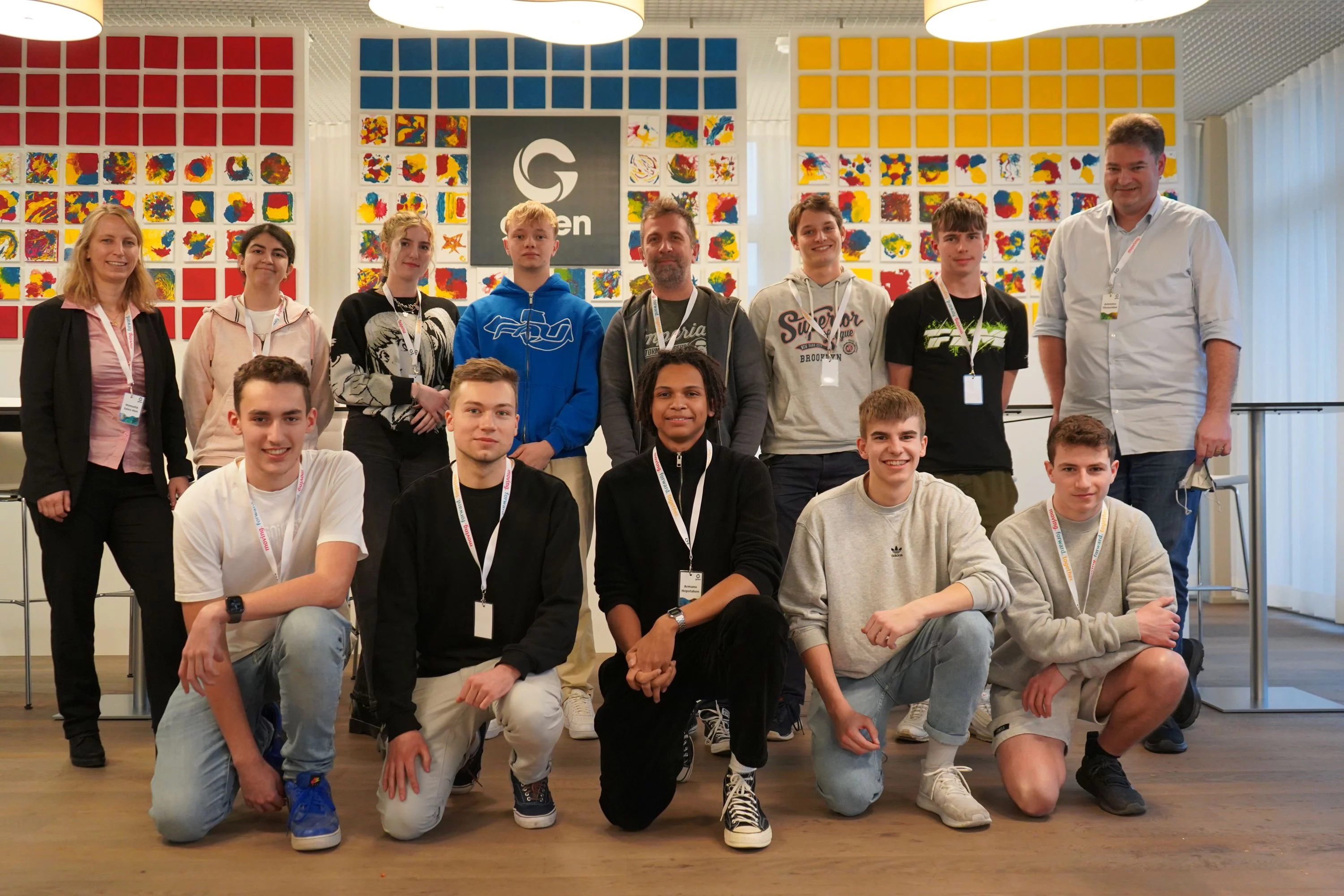 Gruppenbild mit Green