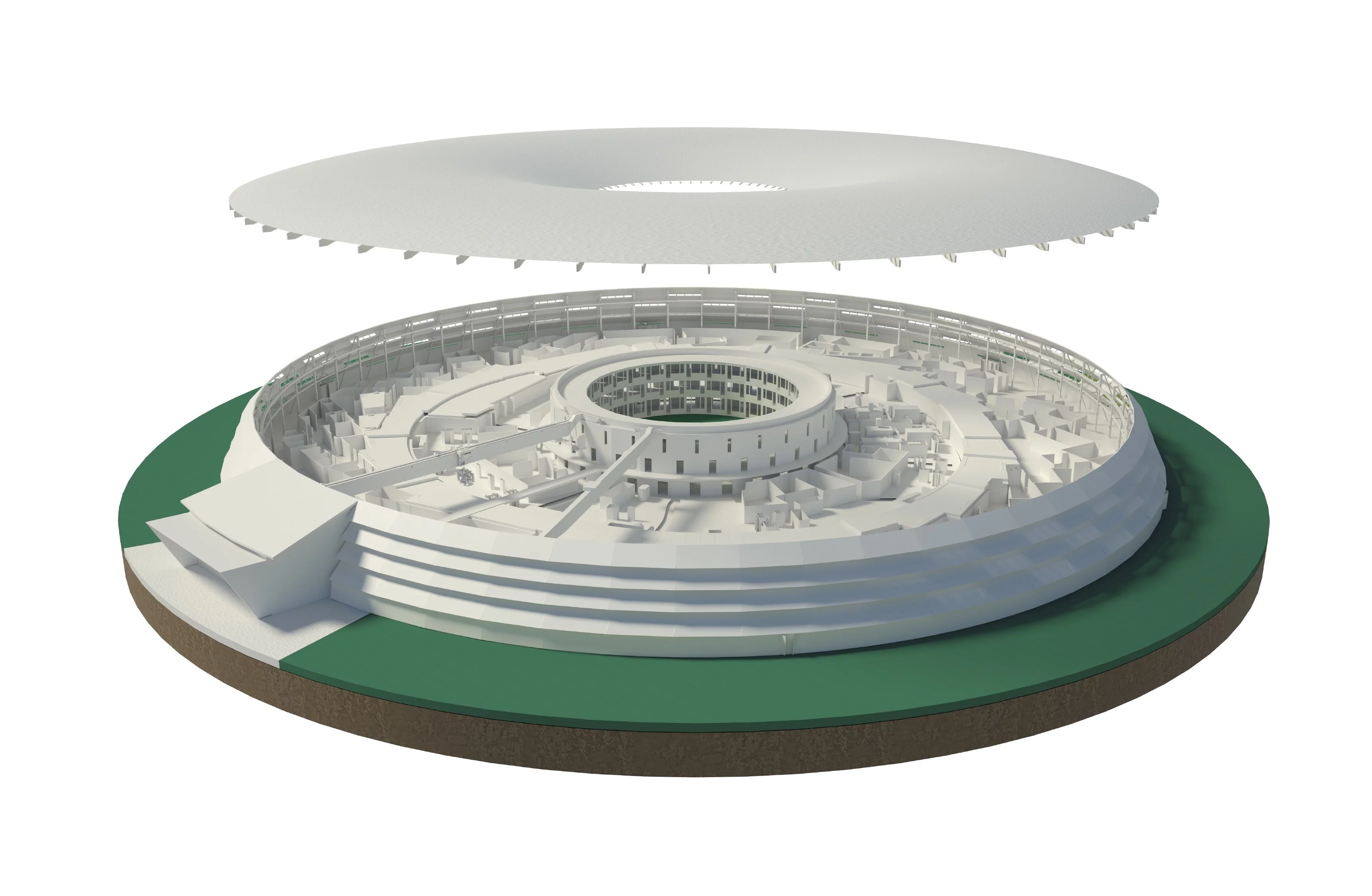 Représentation 3D de la Source de Lumière Suisse SLS.