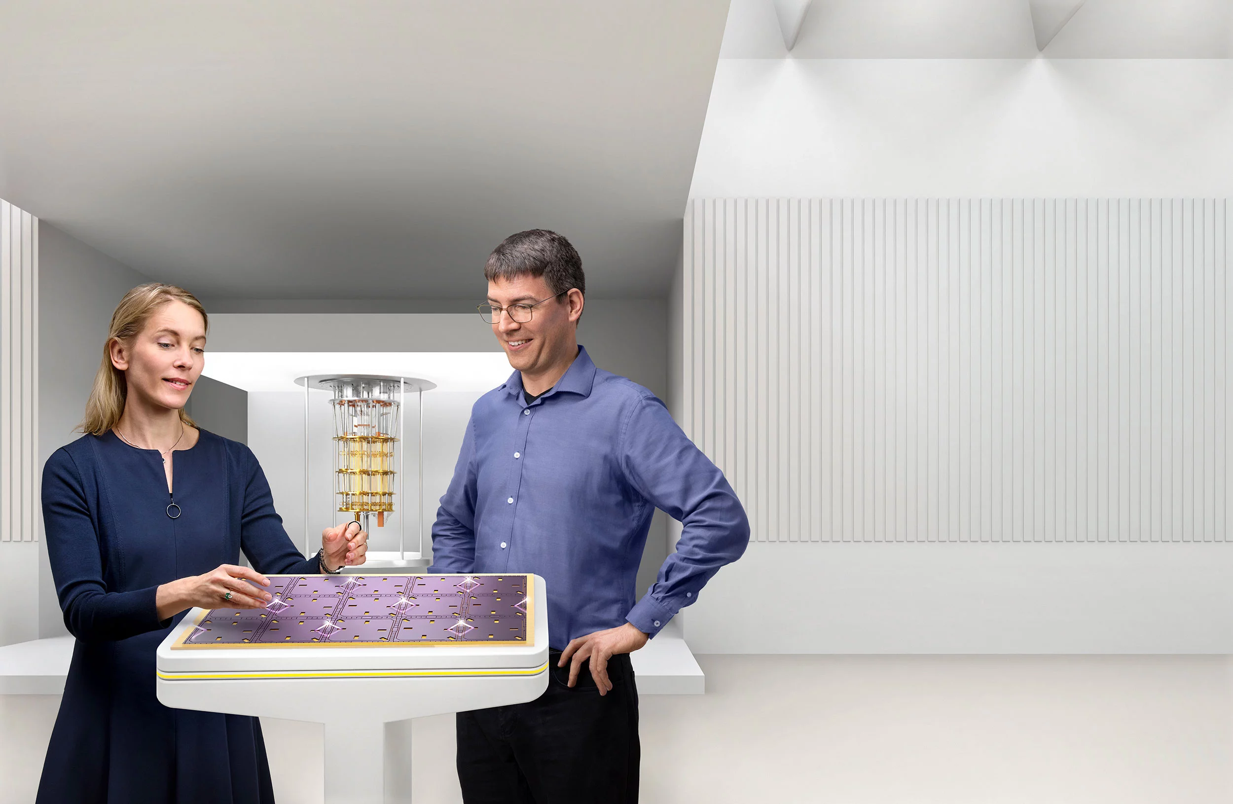 Kirsten Moselund and Cornelius Hempel will be conducting research at PSI on how a functioning quantum computer could be implemented.