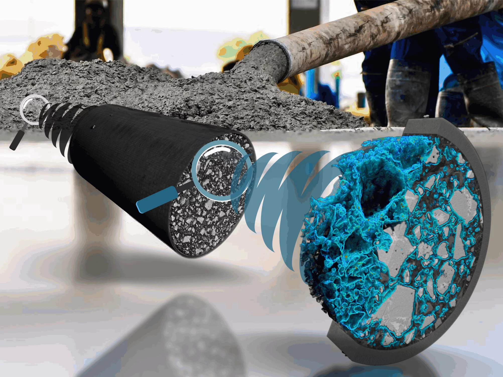 Early cement hydration on the micro- and nano-scale