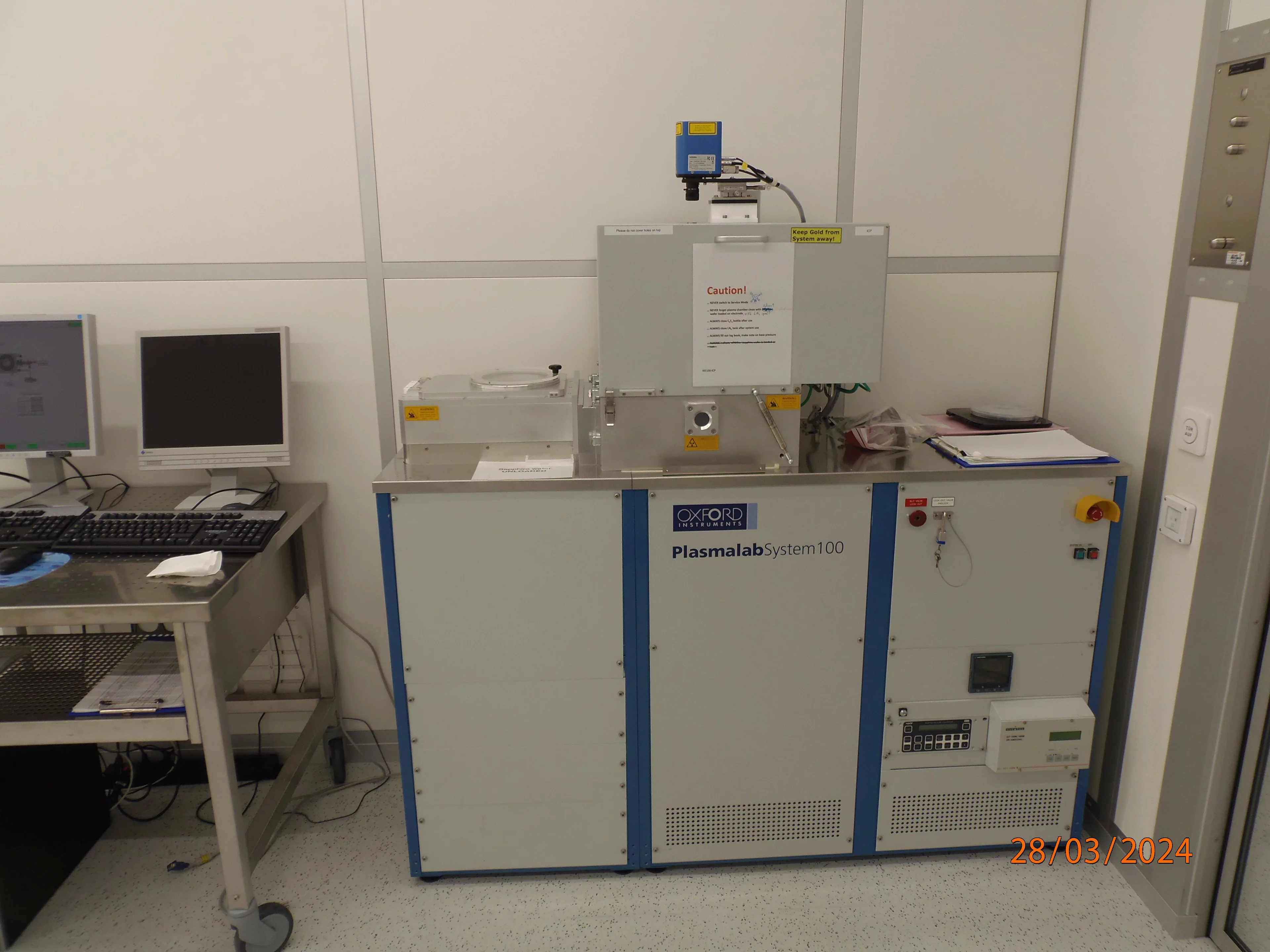 Oxford Plasmalab100 ICP-DRIE 