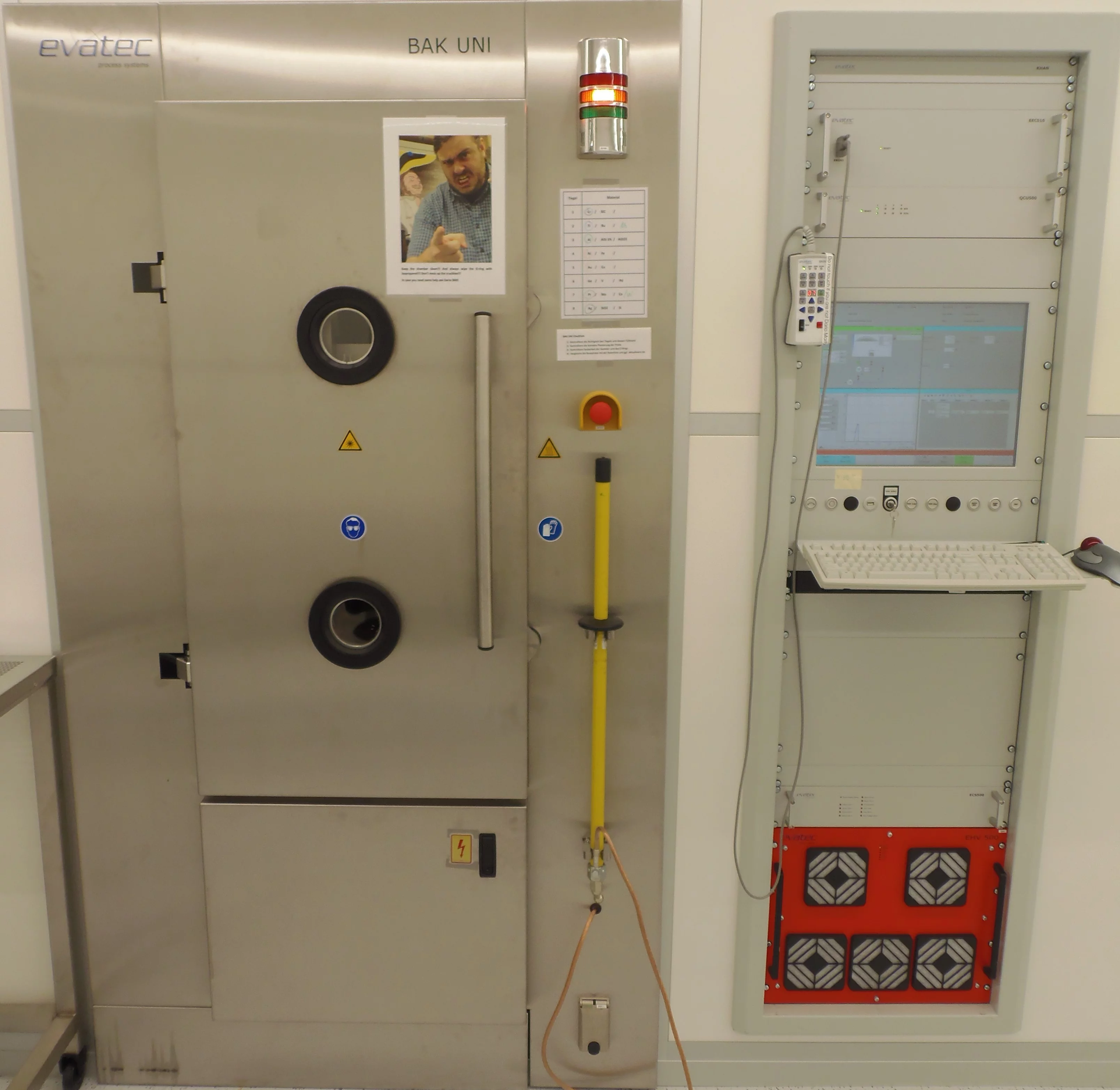 Evatec BAK UNI E-beam evaporator PVD