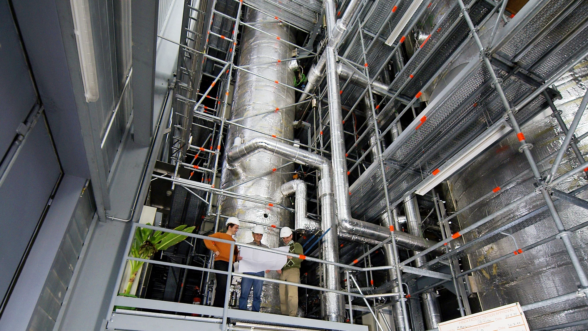 PANDA, a facility for the study of passive safety systems in new nuclear power stations.