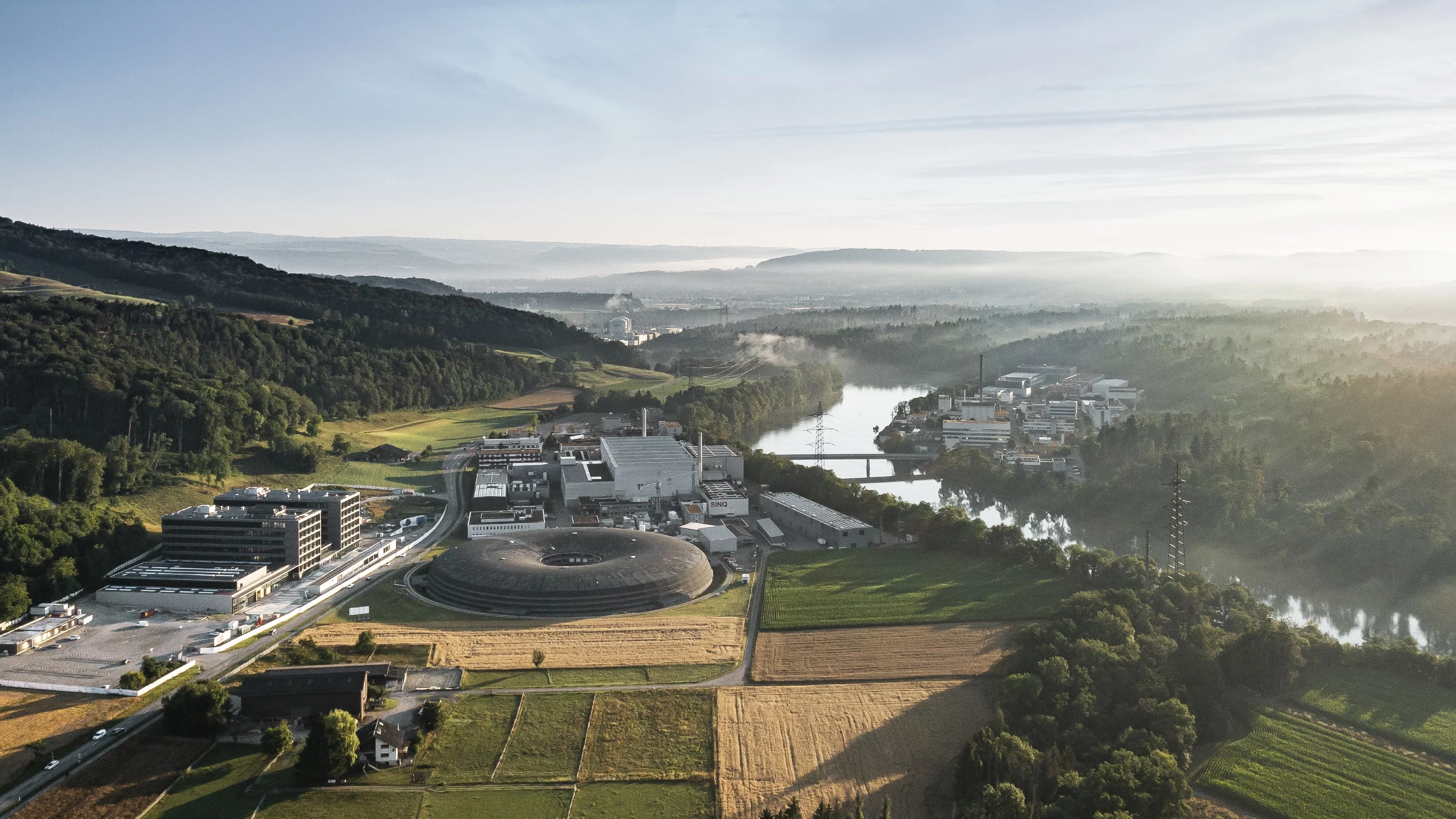 Luftbild Gelände Paul Scherrer Institut PSI
