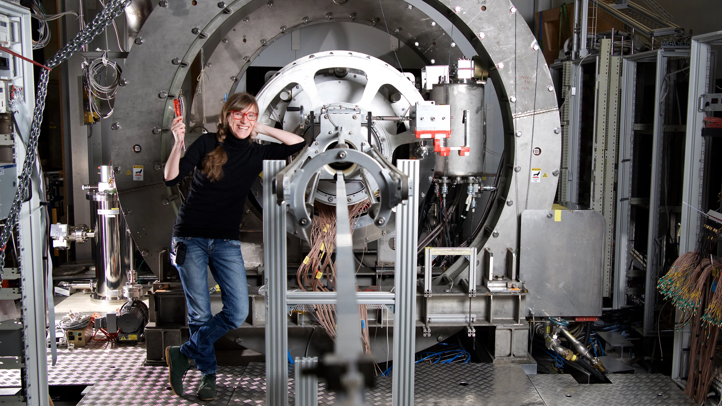 Angela Papa, researcher on particle physics at PSI