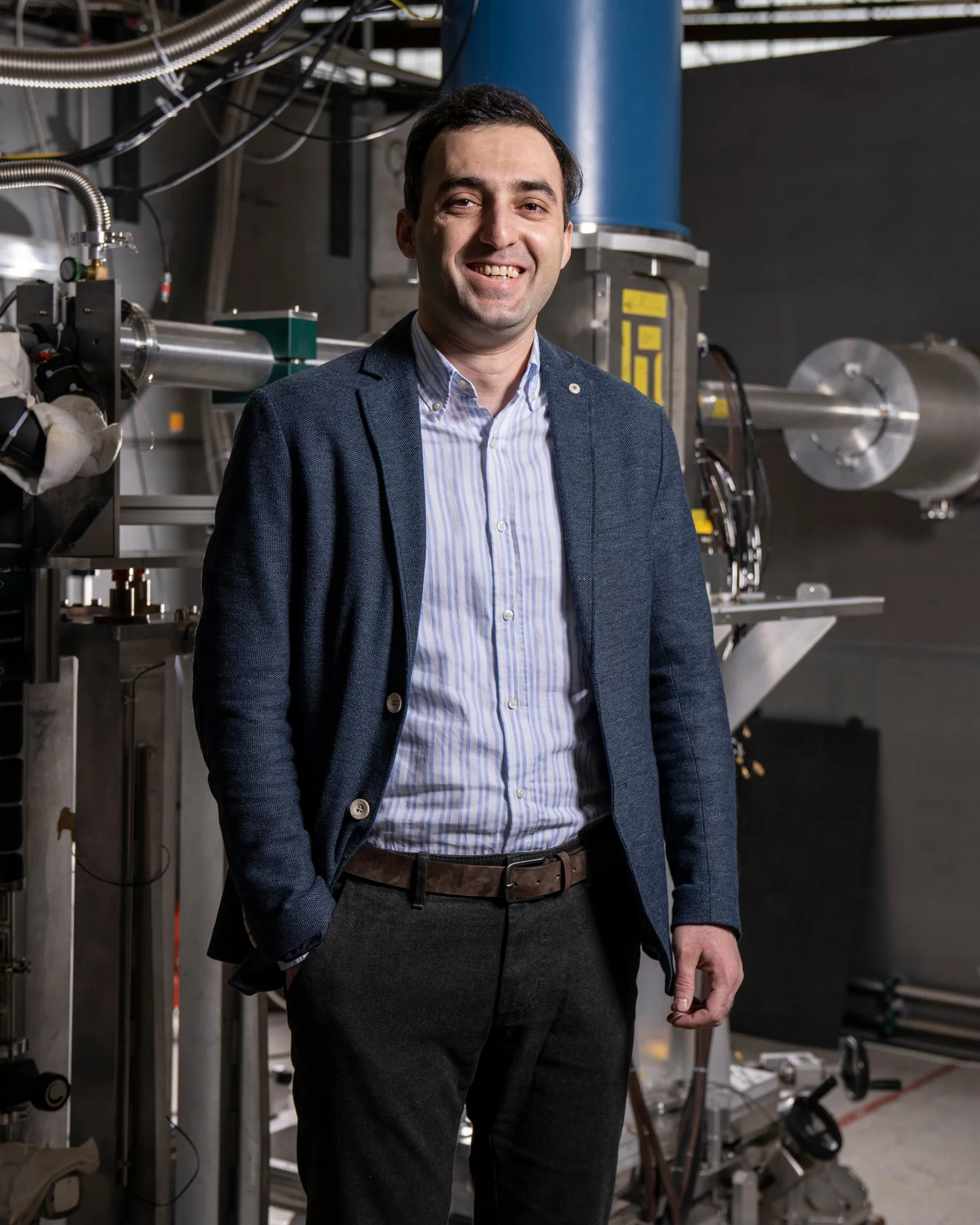 Zurab Guguchia in the Laboratory for Muon Spin Spectroscopy at PSI. 