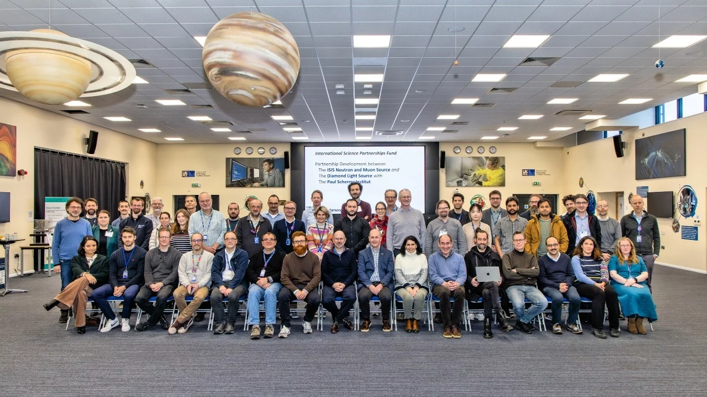 Meeting of members of the ISIS – Diamond – PSI partnership at the Rutherford Appleton Laboratory in the UK, 27-28 November 2024.
