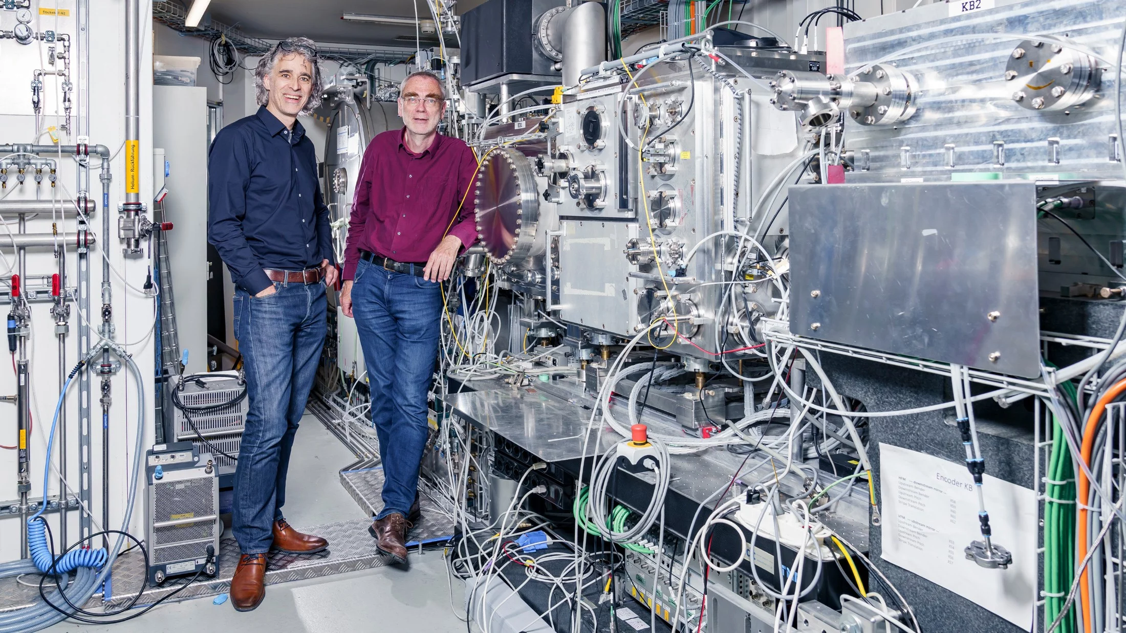 Jeroen van Bokhoven (à gauche) et Thomas Huthwelker (à droite)