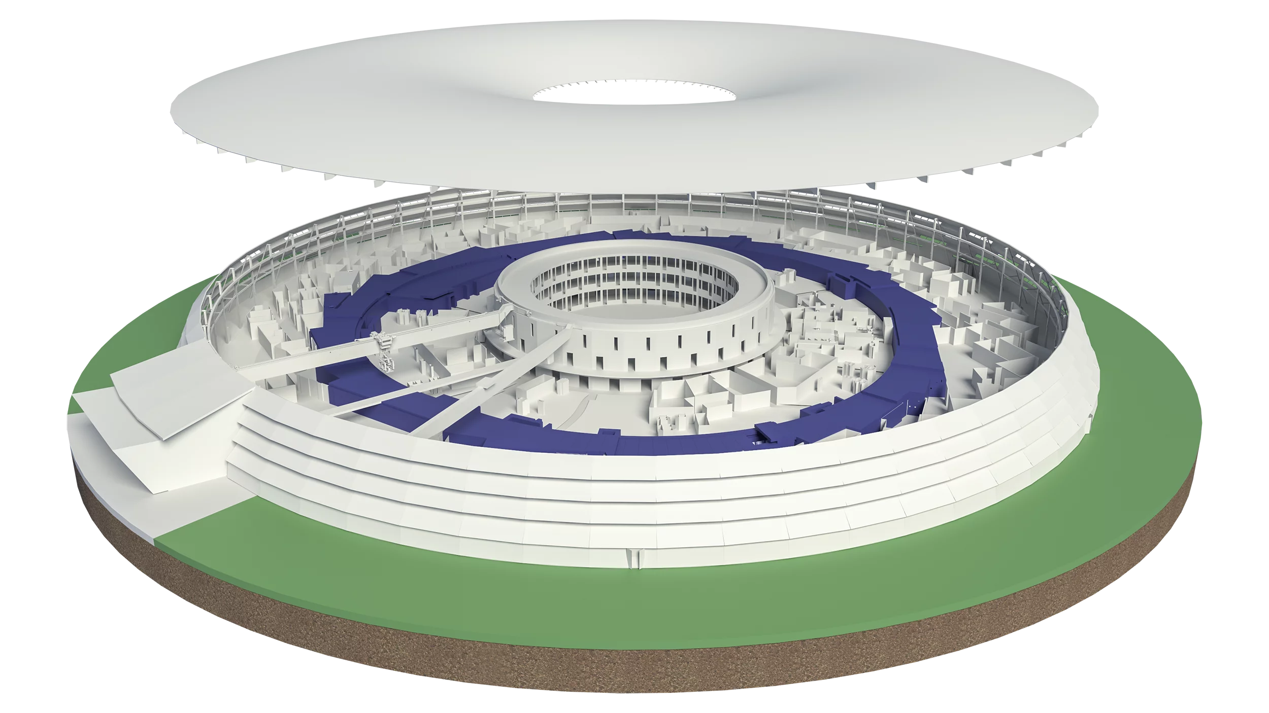 Die Synchrotron Lichtquelle Schweiz SLS ist eine der fünf Grossforschungsanlagen des PSI.