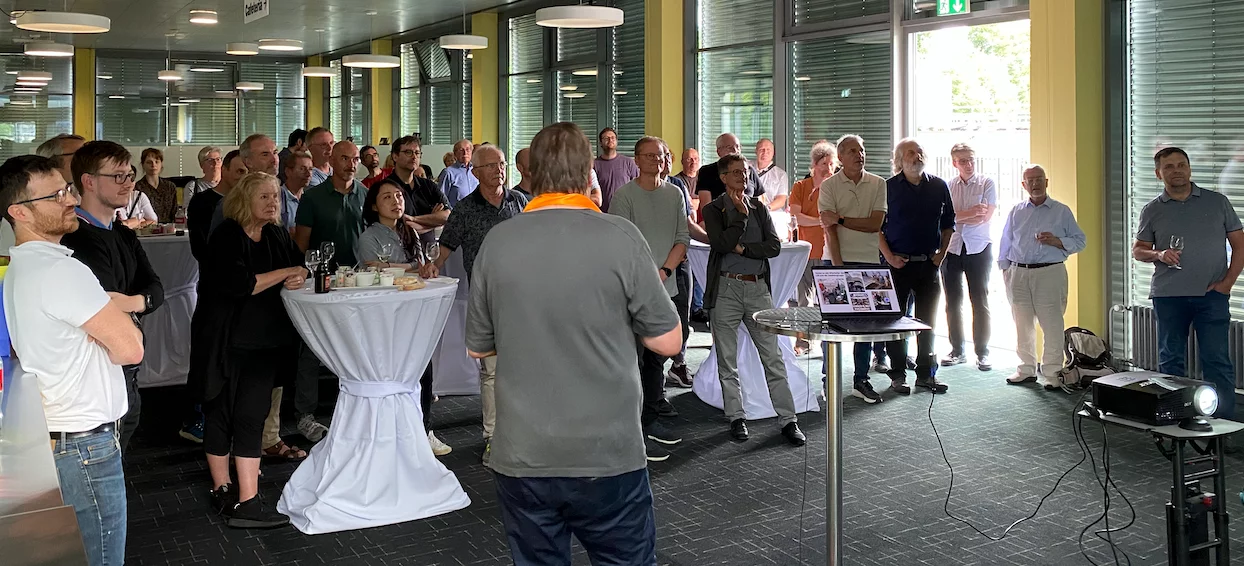 Christof's retirement party