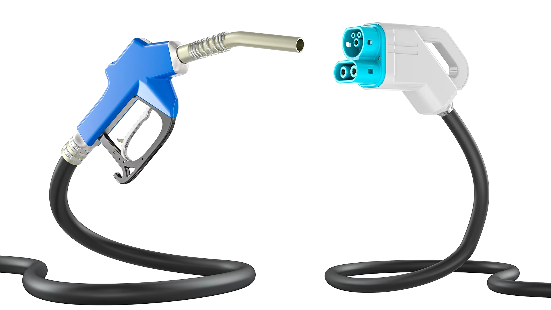 Gasoline dispenser vs EV charger
