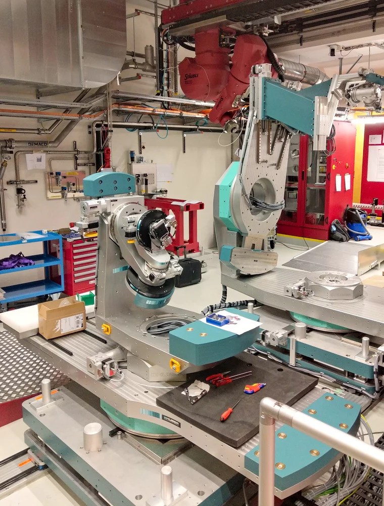 x-ray diffractometer with interchangeable sample stage