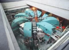 Top view on the proton accelerator