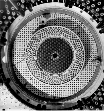 Top view of GCFR core