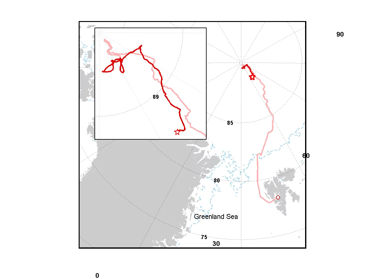 Odens track till today (credit: Ian Brooks)